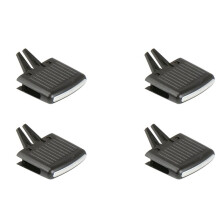 4X Pieza de Palanca de Ventilación de Aire Acondicionado de Coche Clip de Tarjeta de Salida Perilla de Púa de Dirección de Viento para Sagitar