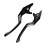 Aluminium Universal Motorrad Einstellbare-Silber 1