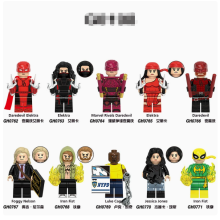 10Pcs The Defenders Marvel Avengers Mini Figures Dc Set