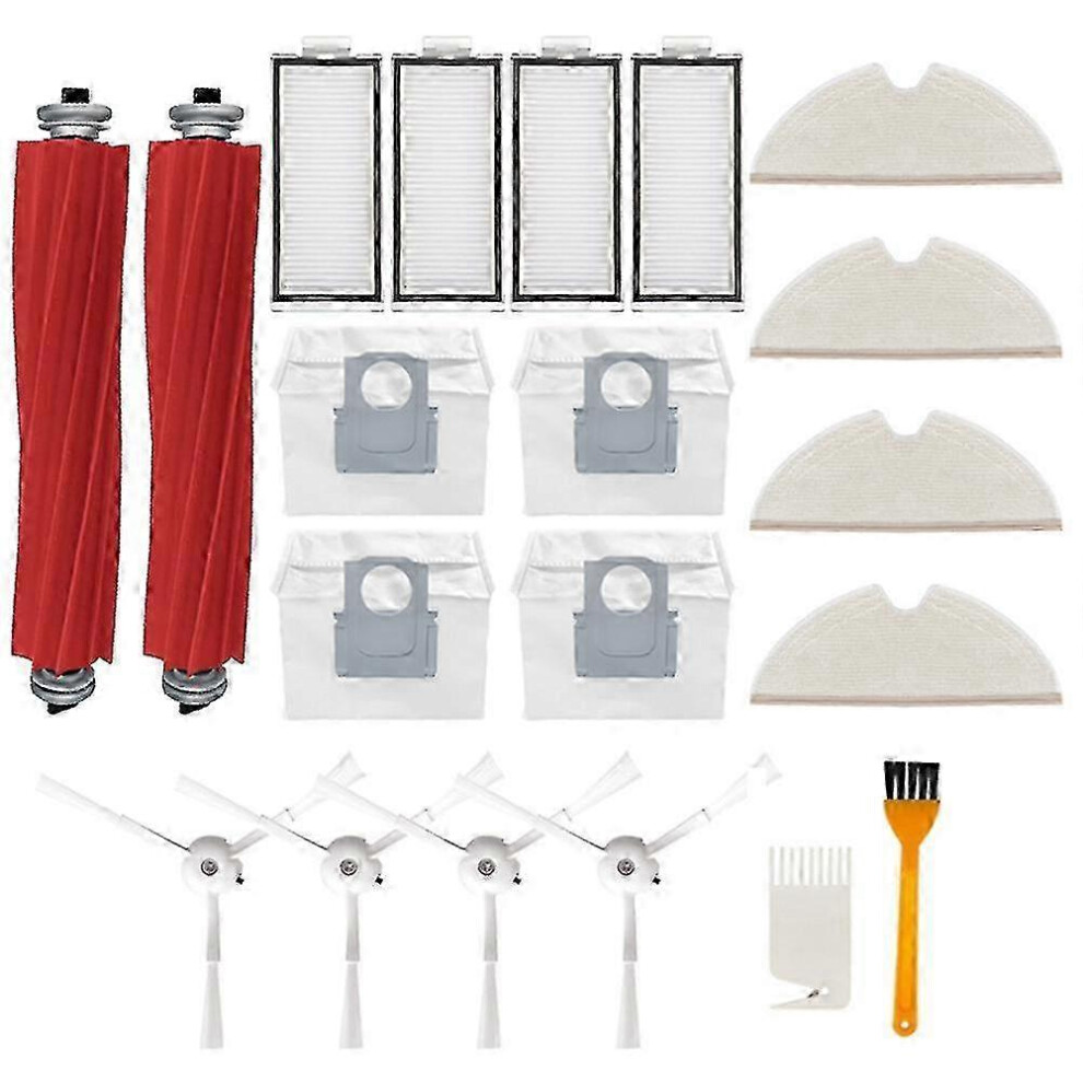 Accessories For Roborock Q7 Max/Q7 Max+/T8 Vacuum Cleaner - Main Side Brush And Hepa Filter Edition 0620 6913222363836
