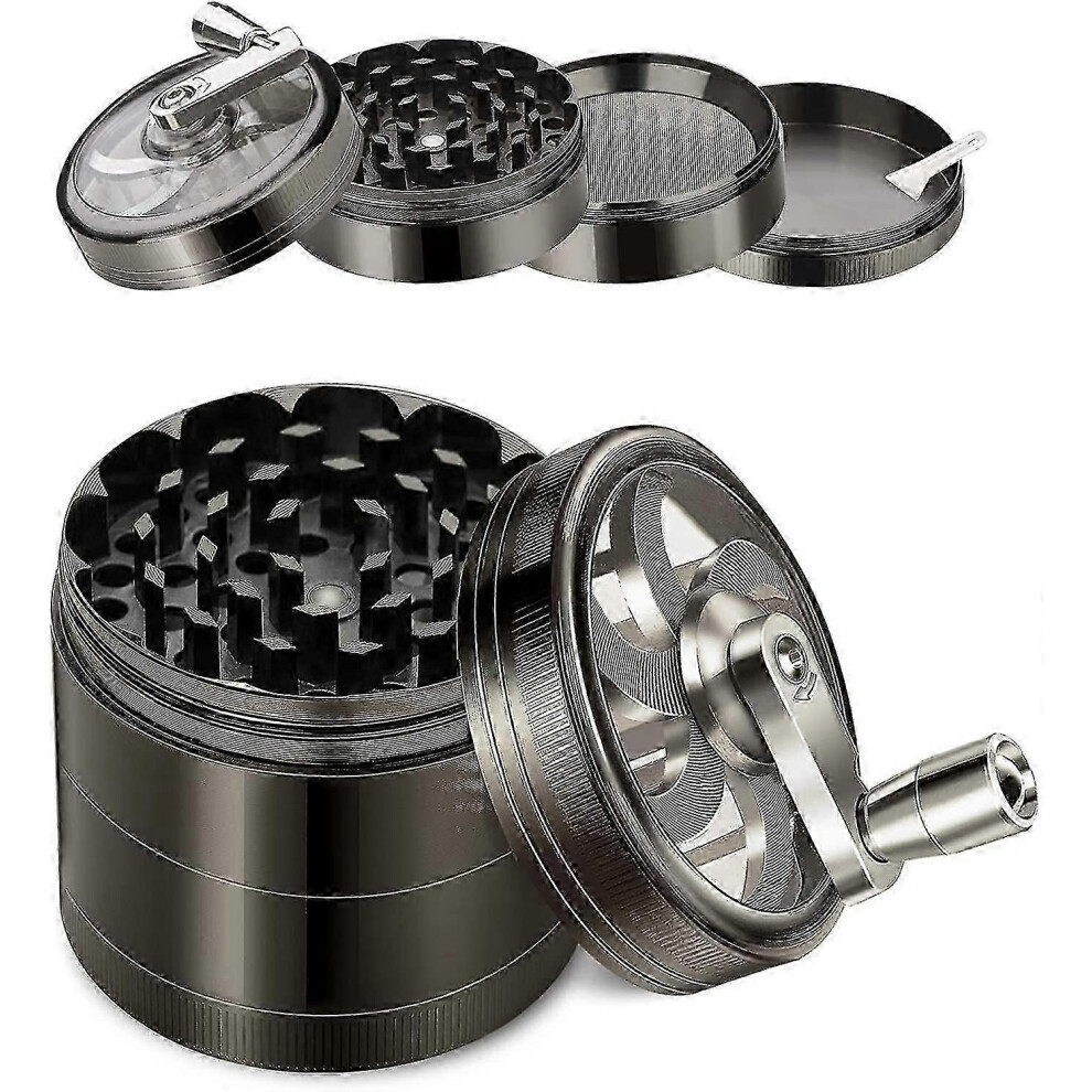 4 In 1 Grinder, Spice Grinder, Zinc Alloy Grinder, Spice Grinder for Kitchen Edition 0620
