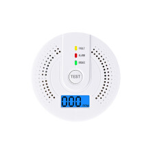 Fristående Kolmonoxid Detektor Alarm med LCD-Display, Inget Batteri Ingår