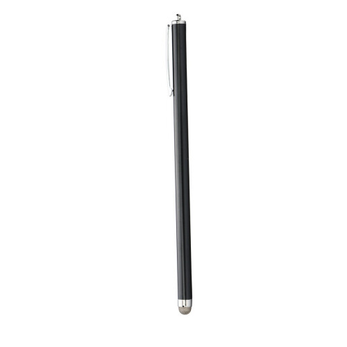 Stilo Capacitivo Extra-Lunga in Lega con Punta in Tessuto Conduttivo e Clip Black