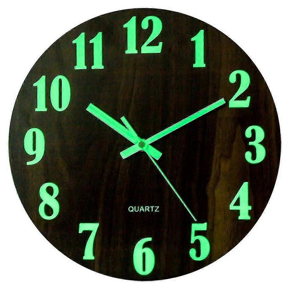Luminous Wall Clock, Modern Decorative Silent Wall Clock, Large Dial With 30Cm Edition 0621 6913222369081