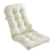 Rocking Chair Cushion Chaise Seat Cushion Anti Slip Design with Ties High Back Chair Cushion for Indoor Outdoor Spring Summer Edition 0621