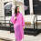 Regenponcho mit Kapuze Pink M 2