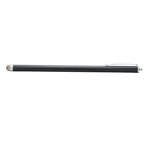 Stilo Capacitivo Extra-Lunga in Lega con Punta in Tessuto Conduttivo e Clip Black 1