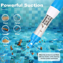 Aspiradora de Mano Inalámbrica para Piscinas. Ideal para Spas, Bañeras, y Residuos. Enchufe Estadounidense.