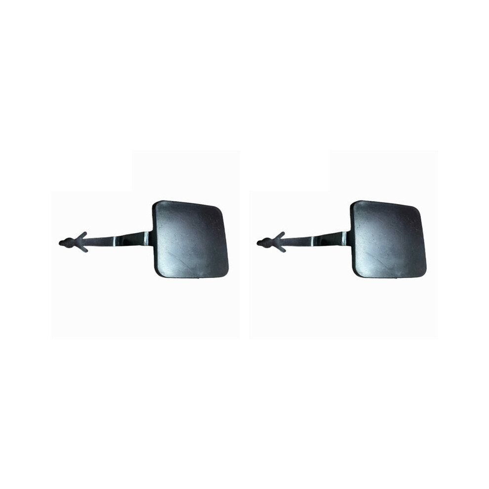 2X 7422P8 Car Front Bumper Tow Hook Cover Cap Towing Hole Lid Trailer Trim Cap For 408 2010-2014 6033853970637