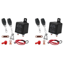 2X Remote Battery Disconnect ,Wireless Remote Control Battery Disconnect ,12V 200A Dual Remote