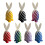 Handmade 3D Printed Easter Rabbit Toy Ornament With Unique-Red 2