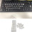 32PCS Transparency Glass Keycap Covers Stickers-Diameter 12mm 3