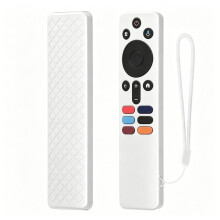 Protective Case for XMRM-N5 Remote Control Case Silicone Shockproof TV Remote Cover White