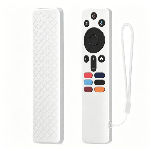 Protective Case for  XMRM-N5 Remote Control Case Silicone Shockproof TV Remote Cover White