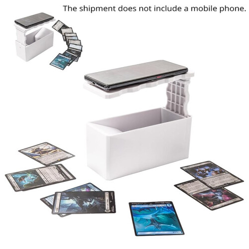 Professionele TCG-Scannerhouder met Autofocus voor Efficiënte Kaartcatalogisering, Wit 2