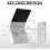 FLIP Handheld Game Players 2.8'' IPS Screen Linux System Video Game Consoles Case Gamer Dual Analog Stick Black 6