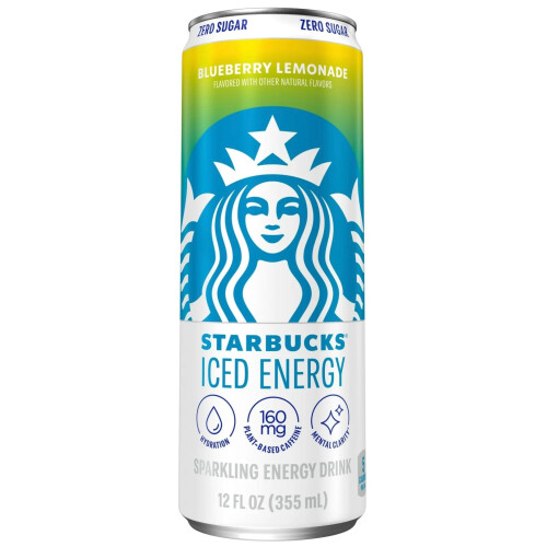 Starbucks Starbucks Iced Energy Blueberry Lemonade Zero Sugar (355ml)
