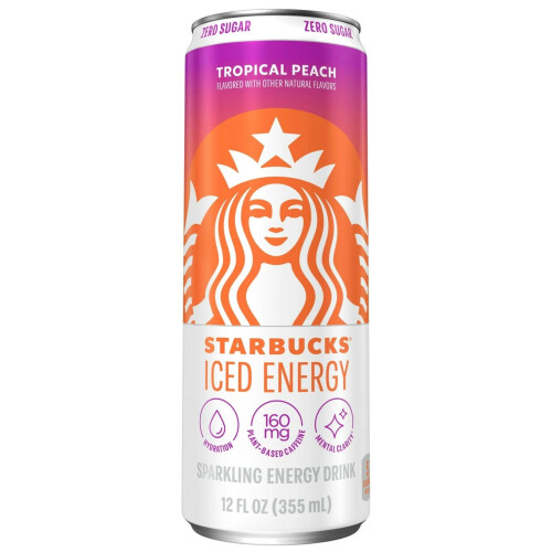 Starbucks Starbucks Iced Energy Tropical Peach Zero Sugar (355ml)