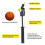 Luchtinflatiepompen met ingebouwde manometer-Bidirectioneel 11B 10