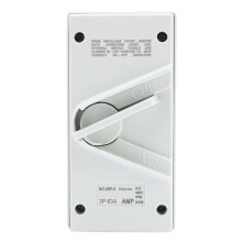 UKF Weather-Resistant Disconnect Isolating , Waterproof Outdoor Disconnect , UKF3-3P (AC440V 63A)