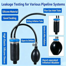 2Pcs Easy Intake Adapter Automotive Smoke Machine Inflatable Bladder Block Off Diagnostic Car Smoke Leak Tester Detector