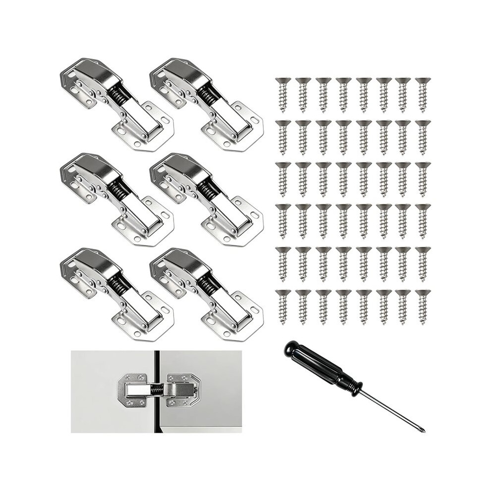 Soft-Close Hinges (90 Screw-) With Hydraulic Damper Furniture Hinges For Kitchen Cabinets,Cupboards,Wardrobes 6032137715643