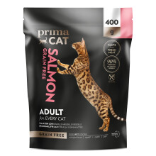 PrimaCat - Complete Dry Grain Free Salmon Flavoured Cat Food, Adult Cat Food, 40