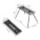 Table de Support de Four Portable BKZ06-L, Table de Camping, Support de Cuisson Extérieur à Double Interface de Four 6
