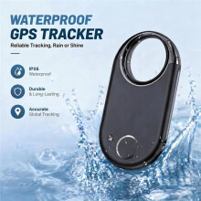 GPS Tracker Android Locator Finder for Cats Dogs Kids Elderly Anti-Lost Real Tracking White