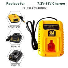 Voor DC9310 2A Slimme Snelle Batterijlader, Intelligente Batterij Snellader Compatibel met voor 7.2V-18V EU Stekker