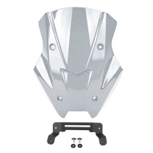 Kit Completo de Montagem de Hardware para Defletor de Vento e Moldura de para-Brisa de Motocicleta para 150XC Cinza