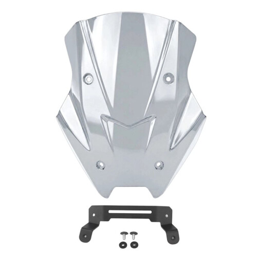 Motorcycle Windshield Molding Wind Deflector Complete Mount Hardware Kit for  150XC Gray