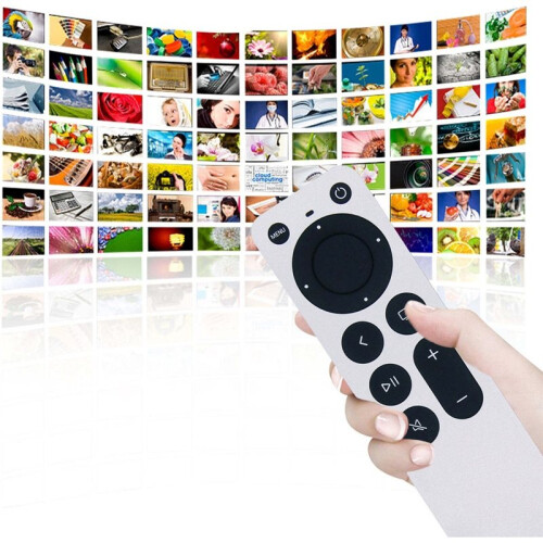 Replacement Remote Control for All  TVs, for  4K/ Gen 1 2 3 4/ HD A2169 A1842 A1625, with TV Control Function 2