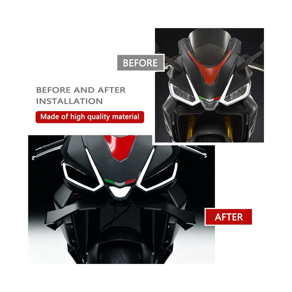 Motorcycle Downforce Frontal Spoilers Winglet Aerodynamic Wing Front Spoiler Kit For Rs660 660 2021-2026 6032936269040