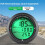 Backlight Bike Computer Waterproof Round Shaped Bike Computer Backlight Screen Cycle Odometer 1
