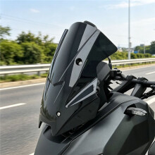 Kit Completo de Montagem de Hardware para Defletor de Vento e Moldura de para-Brisa de Motocicleta para 150XC Cinza