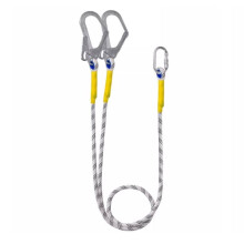 Outdoor Heavy Duty Safety Rope Secure Locking Fall Arrest System Safety Rope 2M with Hook Connector