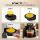 Universal Reusable Capsule Adapter for  Coffee Capsule Convert Compatible with Genio S,Piccolo Coffee Machine 6