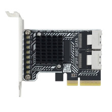 PCIe Naar 2 Poort SFF-8087 Uitbreidingskaart SAS 4i Naar 3.0 6Gbps Adapter Ondersteunt 8 HDD'S PH5087 Halve Hoogte