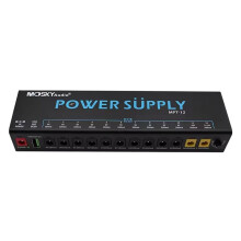 MOSKY MPT-12 Gitarreneffektpedal-Netzteil 12 Isolierte -Ausgänge/ USB-Ausgang für 9V 12V 18V Schutz Gitarrenzubehör EU