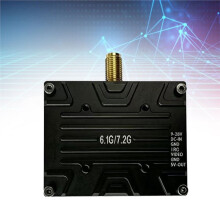7.2G 7W VTX 64CH 7000mW FPV Video Audio Sändare 6.1G-7.2G NTSC/PAL 9-28V för FPV Långdistans RC Drone