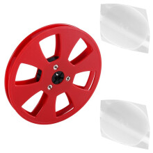 5inch 6-Hole Empty Tape Reel for 1/4 Inch Open Reel Tape Recorder NAB-Hub Replacement with Gasket A