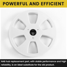 5inch Empty Tape Reel for 1/4 Inch Open Reel Tape Recorder NAB-Hub Replacement with Gasket A