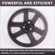 7 Inch 6 Holes Sound Tape Empty Reel for ReVox Studer Recording Takeup Reel Replacement Opening Machine Part