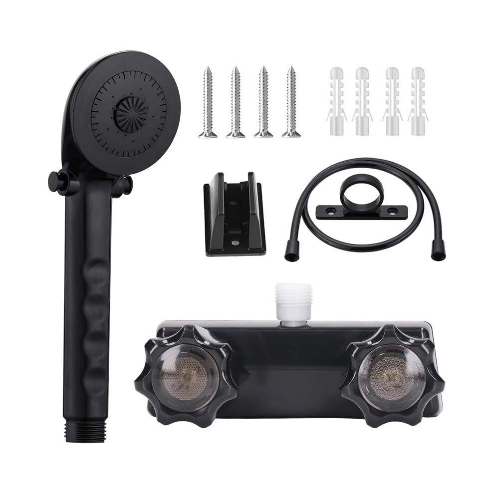 Rv Shower Kit With Faucet, Handheld Shower And Hose - Ideal For Motorhomes, Travel Trailers, And Campers 6033181621775
