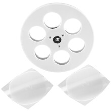 7 Inch Sound Tape Empty Reel for ReVox Studer Recording Takeup Reel with 6 Holes NAB-Hub Opening Machine Part A