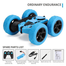 Coche Acrobático RC, Volteo Doble Lado para Niños, Control Remoto 2.4G, Rotación de 360 Grados, Coche RC de Drift Todo Terreno, Regalo Amarillo
