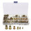 175PCS Carbon Steel Rivet Nut Assortment Kit, Flat  Knurled Inserts in M3-M10 Sizes with Storage Box 5