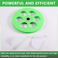 7 Inch Sound Tape Empty Reel for ReVox Studer Recording Takeup Reel with 6 Holes NAB-Hub Opening Machine Part B