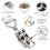 4pcs Adjustable Stainless Steel Toggle Clamp for Cabinets and Trailer 3